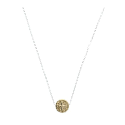 Benedictine Petite Chain Necklace, Gold | The Catholic Company