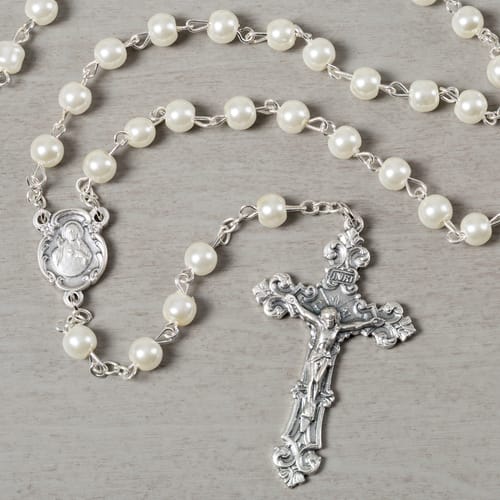 Deluxe Pearl Rosary | The Catholic Company