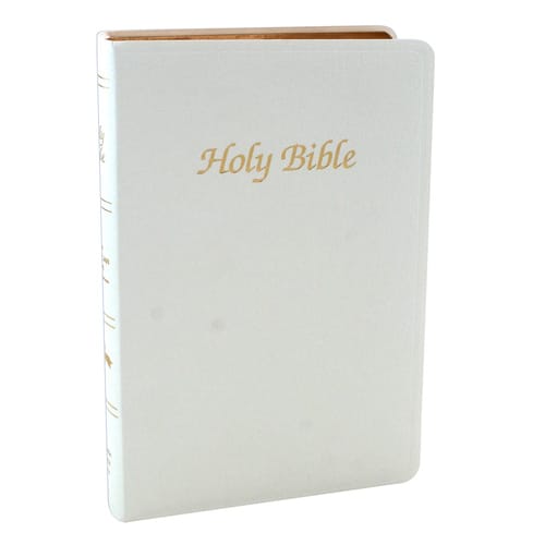 White First Communion Bible - NABRE | The Catholic Company