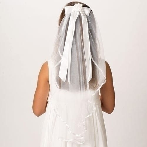 communion veil with comb