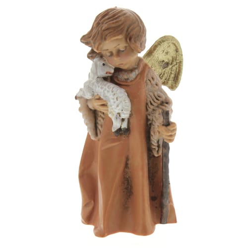 fontanini angel with lamb nativity figurine 5 quot scale the fontanini angel with lamb nativity figurine 5 quot scale the