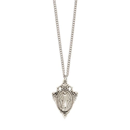 Full of Grace Sterling Miraculous Medal | The Catholic Company