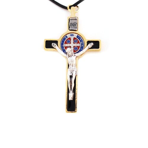 Gold St. Benedict Crucifix - 3 inch | The Catholic Company