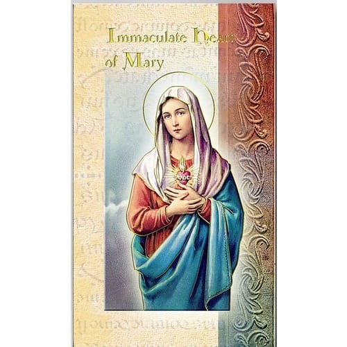 Immaculate Heart of Mary (Novena) - Folded Prayer Card | The Catholic ...