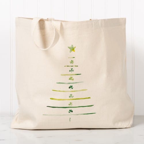 Irish Shamrock Christmas Tree Tote Irish Shamrock Christmas Tree Tote