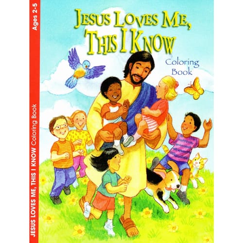 Jesus Loves Me, This I Know Coloring Book (Ages 2-5) | The Catholic Company