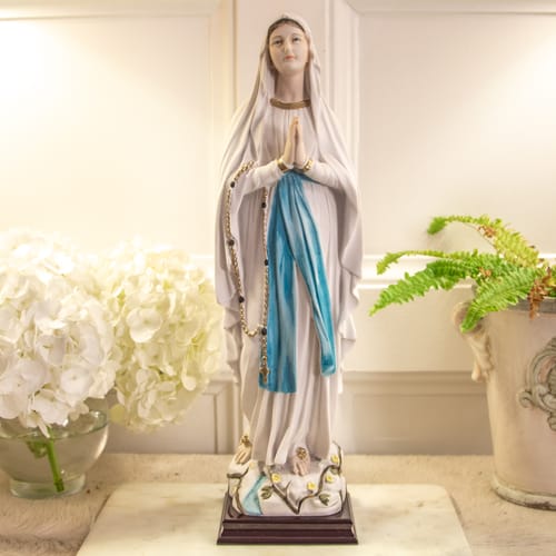 Our Lady of Lourdes Statue 16