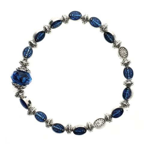 Mary Immaculate Blue Bracelet The Catholic Company Mary Immaculate Blue Bracelet