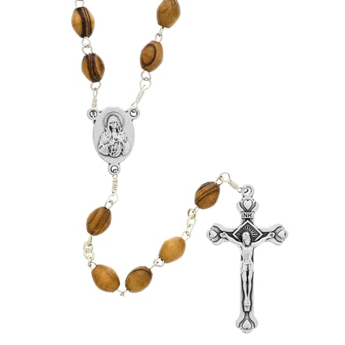 Olive Wood Rosary | The Catholic Company