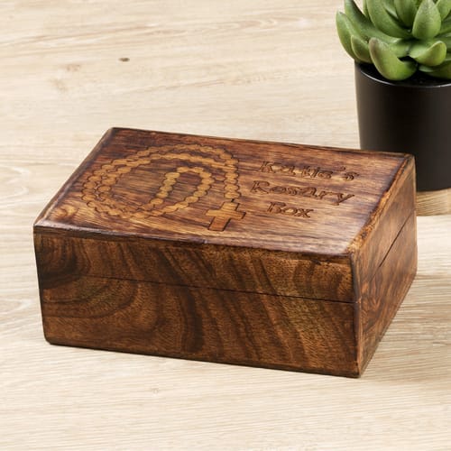 Personalized Kiddie Rosary Box The Catholic Company