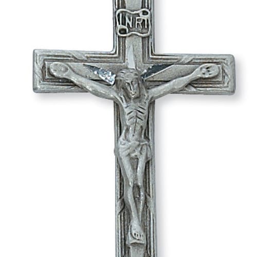 Pewter Crucifix with 24 inch chain | The Catholic Company