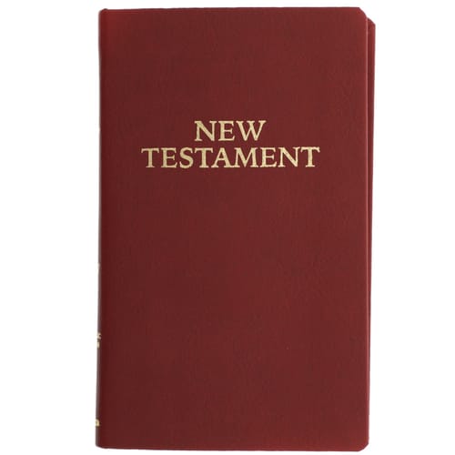 Pocket New Testament RSV (Burgundy) | The Catholic Company