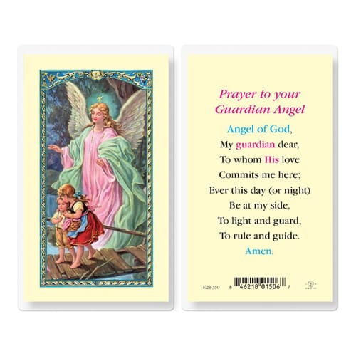 Prayer to Guardian Angel-Prayer Card | The Catholic Company