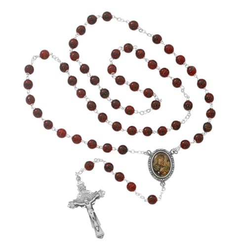 Red Our Lady of Perpetual Help Rosary | The Catholic Company