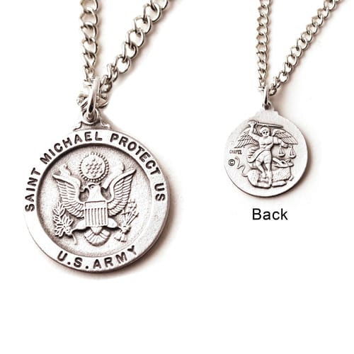 Spirital Protection - Saint Michael Scapular And Medals - St. Paul's