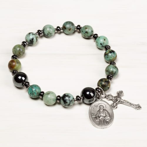 St Jude Rosary Bracelet The Catholic Company St Jude Rosary Bracelet