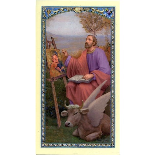 St. Luke - Prayer Card | The Catholic Company