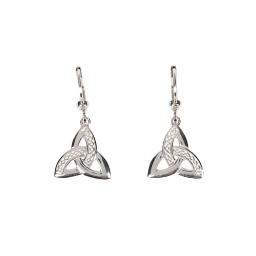 Sterling Silver Celtic Trinity Knot Earrings Or Necklace The Sterling Silver Celtic Trinity Knot Earrings Or Necklace