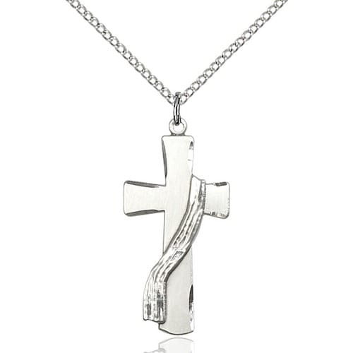 Sterling Silver Deacon Cross Pendant | The Catholic Company