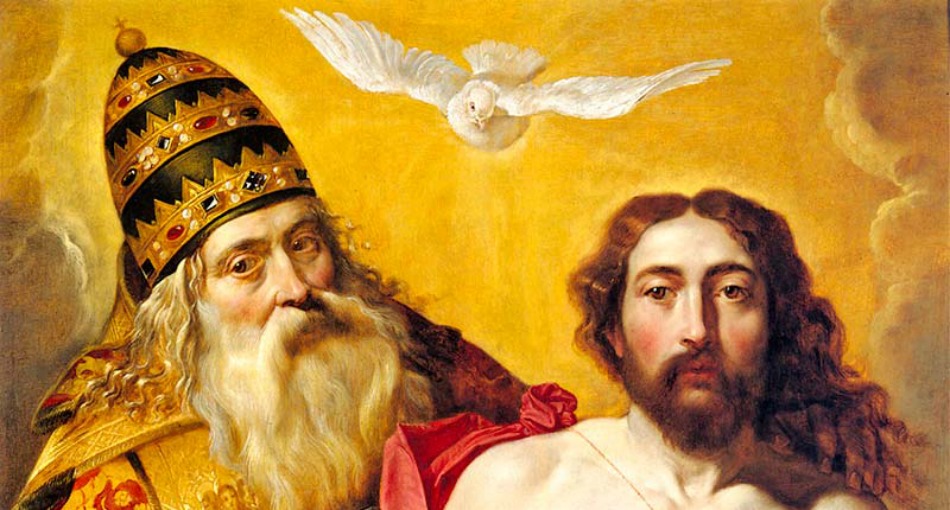 Detail of Painting of the Blessed Trinity