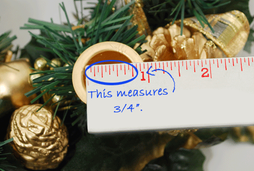 How to measure your Advent Wreath.