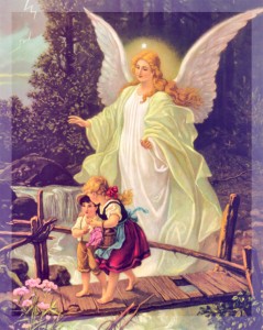 Guardian Angel Protecting Children