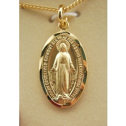 Gold/Sterling Silver Miraculous Medal