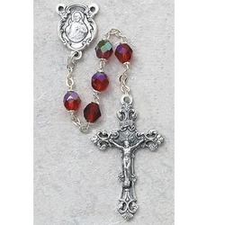 July Birthstone Rosary