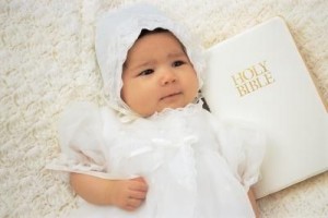 Baby with a Bible