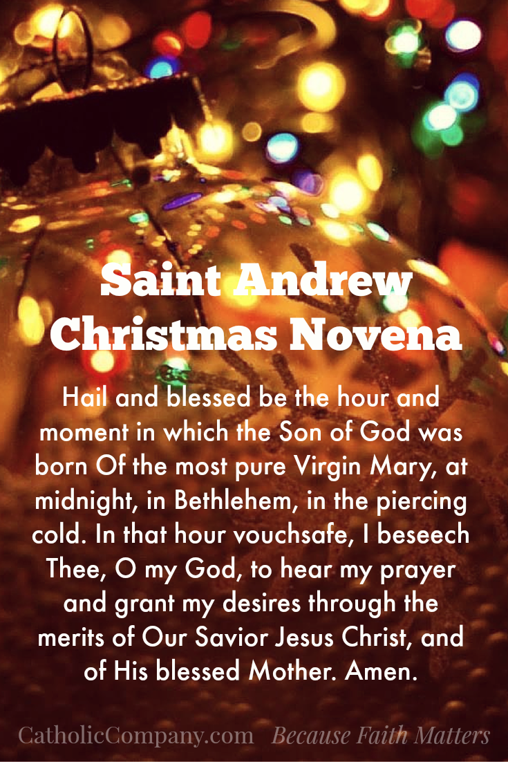 St. Andrew's Christmas Novena Begins November 30th! - The Catholic Company®