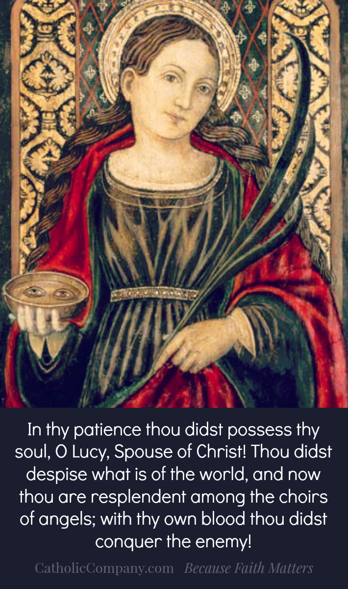 Saint Lucy Prayer