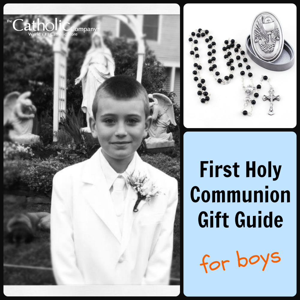 What's a good gift for my 8-year-old godson on his First Holy