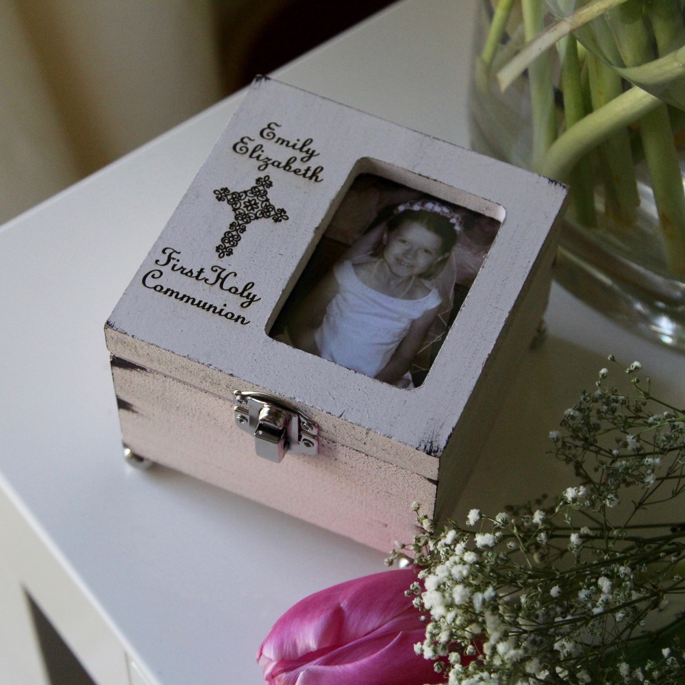 Personalized First Communion Keepsake Box