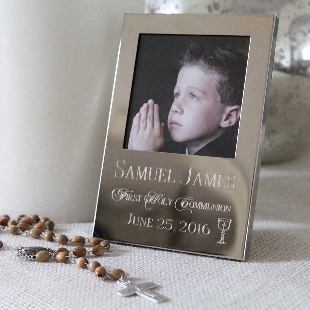 Personalized First Communion Photo Frame
