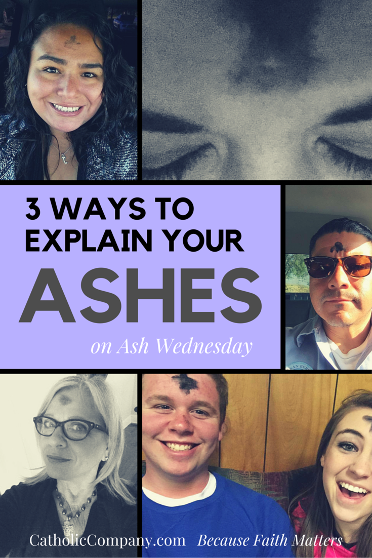 How to your ashes on Ash Wednesday: 3 methods.