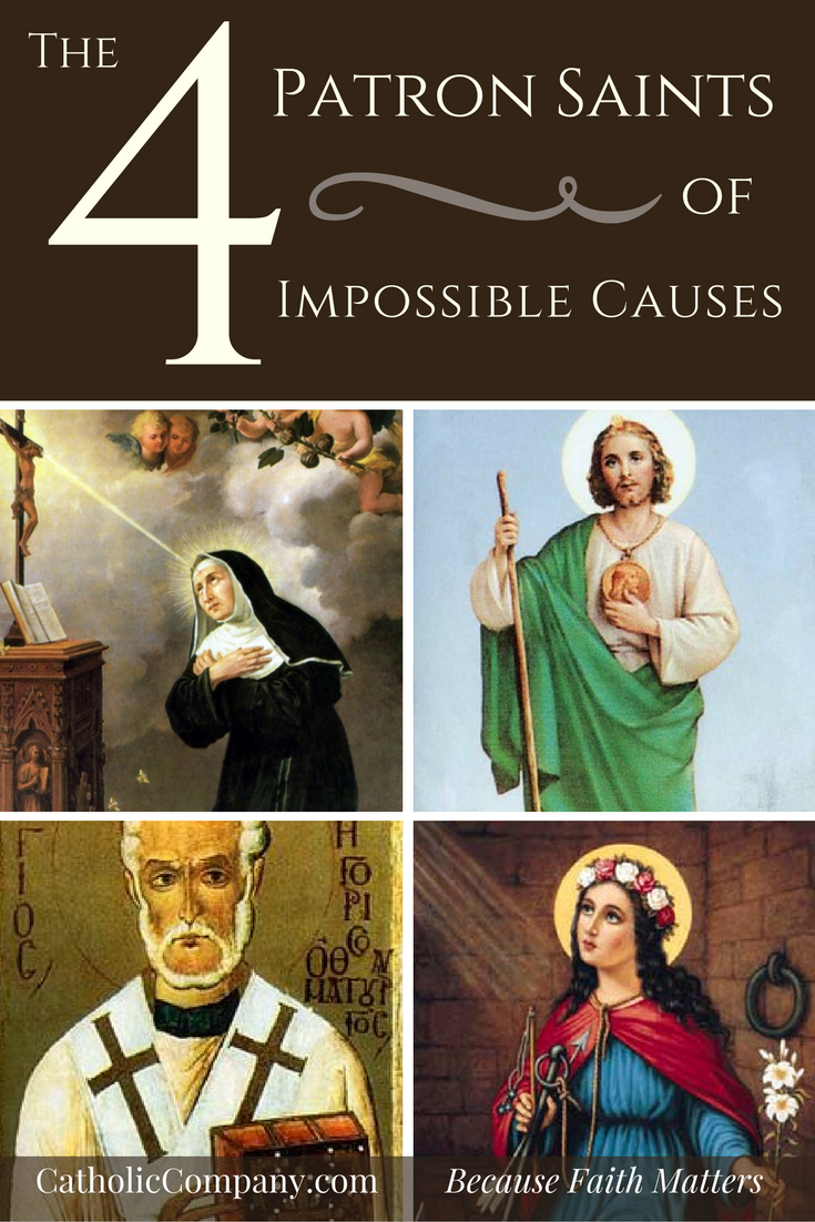 The 4 Patron Saints of Impossible Causes