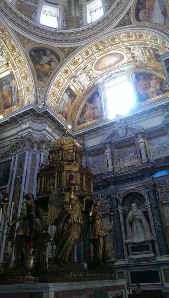 Huge Tabernacle at the Basilica of Santa Maria Maggiore, or St. Mary Major, in Rome