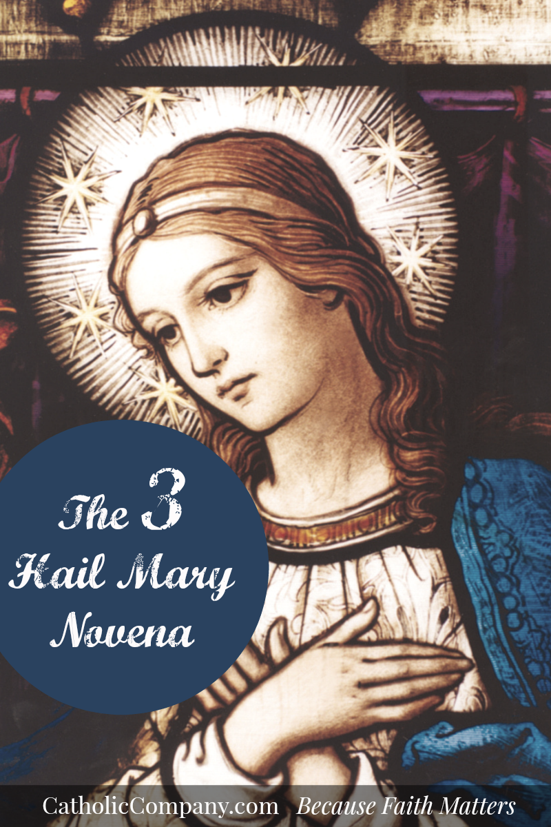 The Efficacious Three Hail Mary Novena - The Catholic Company®