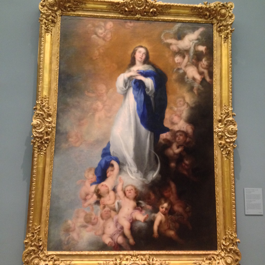 The original Immaculate Conception painting by Murillo