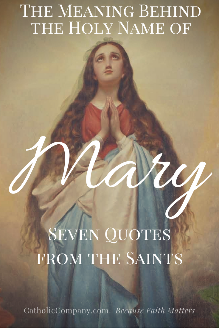 st thomas aquinas quotes on mary