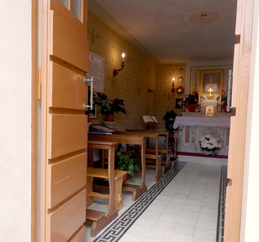 La Tenda del Perdono: the shrine to St. Maria Goretti at the former hospital where she died. (Photo: Delicious Italy)