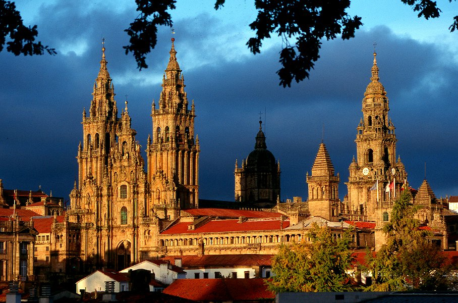 Santiago de Compostela Cathedral in Spain, burial place of St. James the Greater