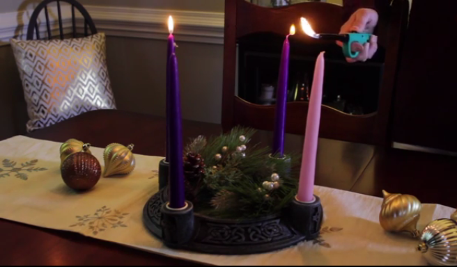 Advent candles