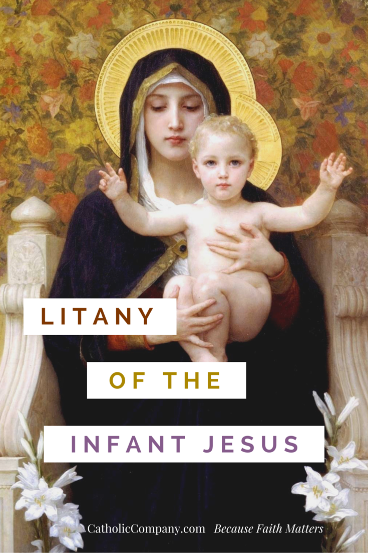 Litany of the Infant Jesus prayer