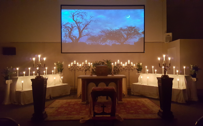 Altar of Repose for Holy Thursday