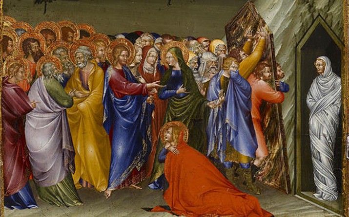 Giovanni di Paolo The Resurrection of Lazarus Walters Acrop