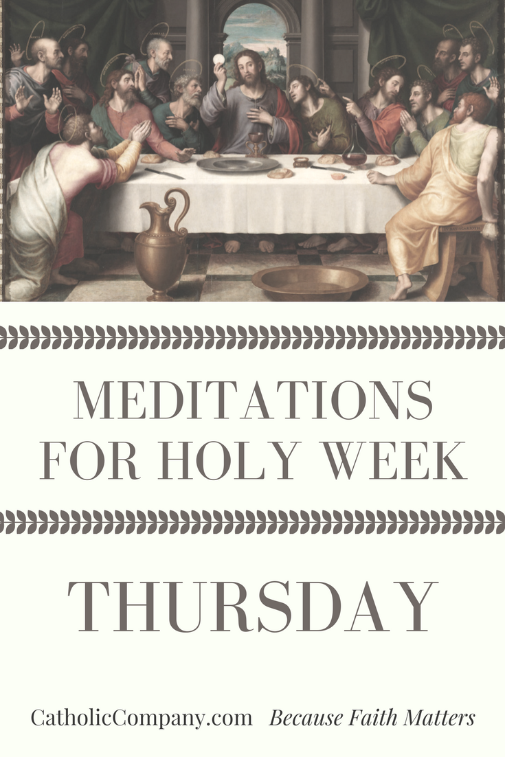 Meditation for Holy Week Thursday