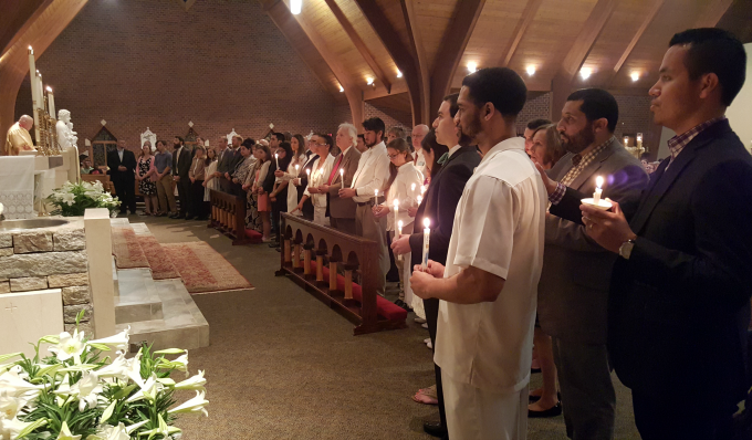 RCIA at Easter Vigil