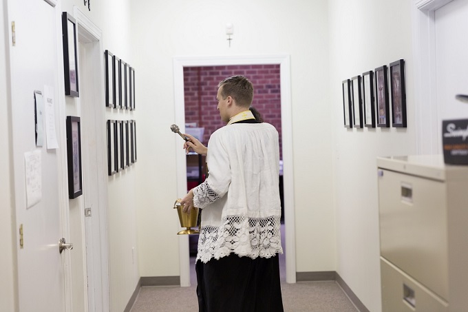  Epiphany Blessing at The Catholic Company warehouse and offices