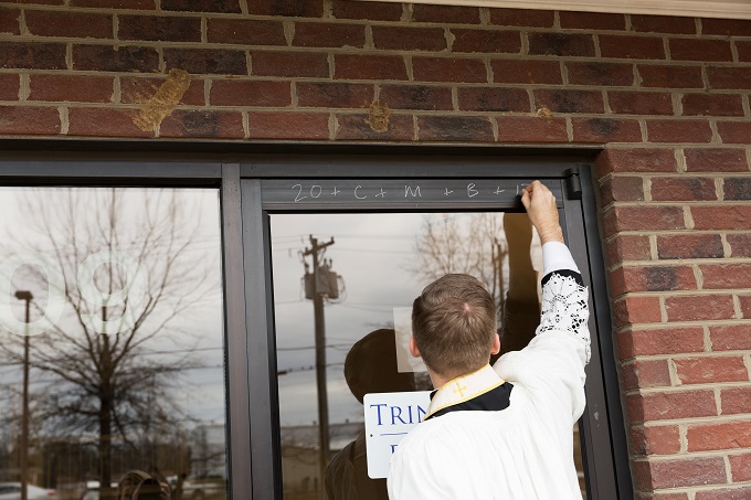  Epiphany Blessing at The Catholic Company warehouse and offices